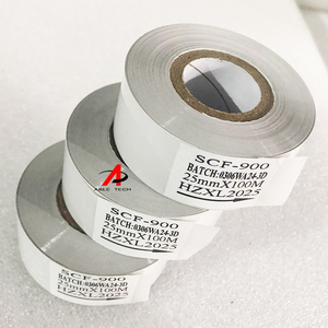 Tùy Chỉnh Dập Nóng Vàng <span class=keywords><strong>Ribbon</strong></span> 30*100 35Mm * 100M Mã Hóa Lá Cho Mã Hóa Máy DY-8 HP-241 HP-241B - Product Image 4