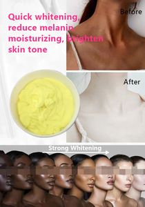Crème à l'acide kojique en gros, peau foncée, éclaircissement puissant, action rapide, crème blanchissante extrême pour la peau noire, usine de cosmétiques - Product Image 2