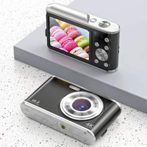 Kids Digital <b>Camera</b> 4K <b>Mini</b> Toy <b>Camera</b> with 2.8-inch LCD Screen 16X Optical Zoom 48MP 128GB Rechargeable 75 Wide Angle Outdoor - Product Image 3