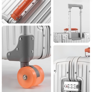 <span class=keywords><strong>Valigia</strong></span> Trolley di Lusso in Alluminio con Ruote Girevoli e Serratura TSA, Guscio Rigido, 28 Pollici, Grande Formato - Product Image 6