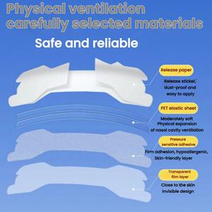 Tiras nasales de respiración derecha personalizadas, tira de nariz negra, tira de plástico transparente - Product Image 4