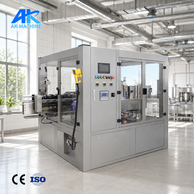 Intelligent Control BOPP Bottle Rotary Labeler, Smart Panel for Easy Parameter Setting and Operation Monitoring