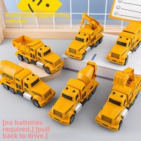 Véhicule de chantier jouet pour enfants : Bulldozer et Camion benne à benne basculante, modèle d'ingénierie inverse