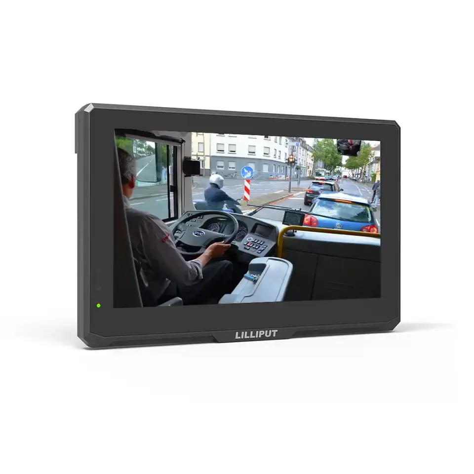 लिलिपुट 7 इंच hdmi वीजीए डीवीआई headrest कार की निगरानी एलसीडी विज्ञापन टीवी बस मॉनिटर