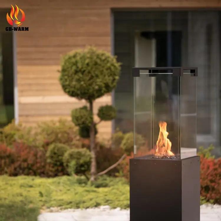 Calentador de patio de tubo de vidrio de cuarzo aprobado por la CE llama real al aire libre Calentador de patio barato clásico calentador de alta calidad rentable