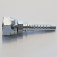 Forged Hex Crimp selang adaptor Lurus pipa konektor Hexagon BSP perempuan selang pas puting Fitting adaptor hidrolik
