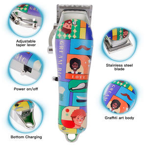 Tondeuse à cheveux électrique M6M7 rechargeable 1200mAh-2000mAh, usage professionnel, forte puissance 7000-9000 tr/min, boîtier en plastique - Product Image 2