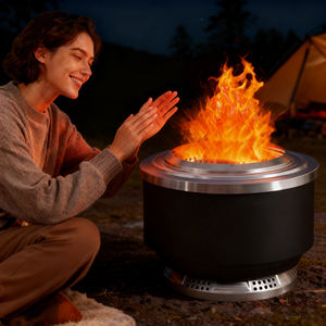 موقد محمول للتخييم في الهواء الطلق بدون دخان مخصص للطهي - Product Image 1