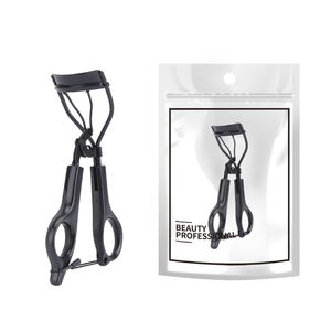 Rizador de Pestañas Portátil de Acero Inoxidable <span class=keywords><strong>Re</strong></span>-Lift Instantáneo con Almohadillas de Silicona de Repuesto MAYFARIY Negro Mate 10cm Rizador de Pestañas Natural - Product Image 1