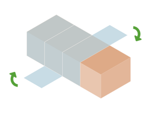 آلة تغليف أفقية دوارة للألواح الخشبية والأنابيب وأبواب الخزائن والنوافذ باستخدام فيلم البولي إيثيلين - Product Image 6