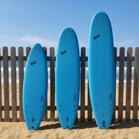 Planche de surf unisexe en mousse EPS haute densité - Dessus souple IXPE et fond HDPE avec laminage thermique pour le surf en mer