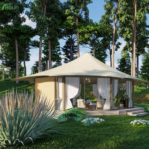 Lüks açık köşkü çadır su geçirmez 2-4 kişi 8M sekizgen tek tepe çadır kamp ev otel çadır tatil için - Product Image 2