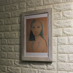 Póster de madera blanco desgastado personalizado de alta calidad, marcos de fotos <span class=keywords><strong>11x17</strong></span>, exhibición de fotos colgante, decoración de pared elegante para el hogar - Product Image 6