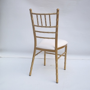 Moderno oro Chiavari boda muebles nuevo estilo duradero sillas de metal para hoteles comedor y uso al aire libre al por mayor disponible - Product Image 6