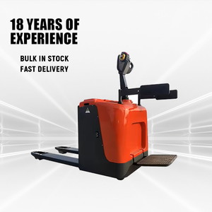 รถยกพาเลทไฟฟ้าแบบยกเอง 3000 กก. ใหม่ พร้อมปั๊ม มอเตอร์ แบตเตอรี่ รถยกพาเลท 3 ตัน - Product Image 1