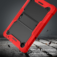 Toptan sağlam 3 katmanlar Combo ağır Tablet Tablet için Kickstand koruyucu para TCL Tab 8 Le 9137W Tablet kılıfı