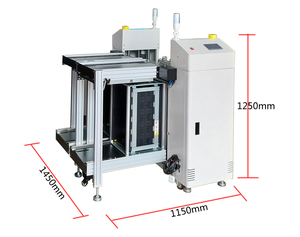 Shengdian 220V tự động SMT <span class=keywords><strong>PCB</strong></span> tải máy PLC động cơ lắp ráp dòng Tạp Chí Vật liệu khung <span class=keywords><strong>loader</strong></span> - Product Image 4