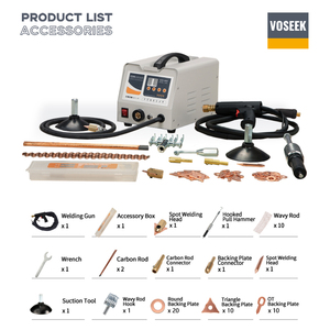 דגם 95e לבן מכונית תיקון גוף ציוד ציוד רכב משיכה מכונת כביסה ו עגלה רתך - Product Image 2