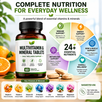 Comprimés multivitaminés et minéraux |   Complément nutritionnel quotidien |   Soutien immunitaire et énergétique |   OEM ODM