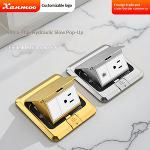 Presa <span class=keywords><strong>e</strong></span> Spina Industriali Americane da Pavimento 20A 125V ad Alta Potenza, Design Pop-Up a Sei Fori, Standard Americano - Product Image 2