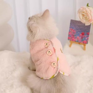 Winter <b>cat</b> clothing for Ragdoll <b>cats</b>, kitten vests, autumn and winter kitten <b>clothes</b>, warm vests to prevent shedding. - Product Image 4