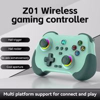 Contrôleur sans fil Z01 pour poignée de jeu Switch pour contrôleur sans fil PS3/PS4/Adroid/iOS/Arcade/PC/Steam BT
