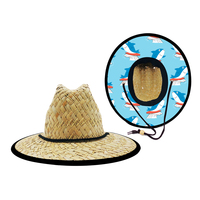 Personnalisé Naturel Herbe À Carreaux Racing Drapeau Chapeau Protection UV Enfant Sauveteur Safari Surf Plage Pêche Voyage Casual Cyclisme