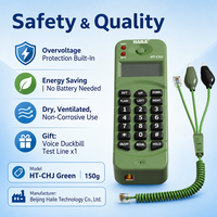 Testeur de ligne téléphonique vert, testeur de traçage de fil avec identification de l'appelant