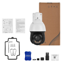 Caméra PTZ DH OEM 8MP 4K avec zoom optique 25X, Starlight, suivi automatique IA 3.0, IR longue portée, caméra dôme réseau extérieure rapide