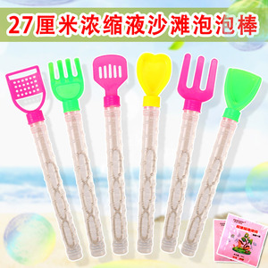 Baguettes à bulles de plage 27 cm en plastique en forme de râteau pour enfants, jouets d'extérieur - Product Image 3
