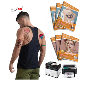 DIY Waterproof Eco-friendly <b>Temporary</b> <b>Tattoo</b> <b>Paper</b> for Body & Face White Inkjet/Laser Print Transparent <b>Tattoos</b> - Product Image 2