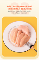 Fabricant OEM Vente en gros et au détail de poitrine de poulet cuite à haute teneur en protéines pour chats et chiens Snack pour animaux de compagnie à bas prix