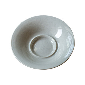 Ceramic <b>Teacup</b> Coaster Wood Ash Round Kung Fu Tea Set Accessory Retro New Chinese Style - Product Image 5