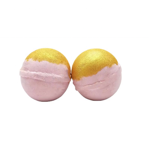 Bombes de bain véganes personnalisées faites à la main OEM avec paillettes dorées organiques, effets relaxants et hydratants, vente en gros pour usage domestique - Product Image 3