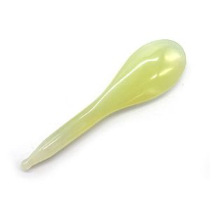 Outil <span class=keywords><strong>Gua</strong></span> <span class=keywords><strong>Sha</strong></span> en <span class=keywords><strong>jade</strong></span> Xiuyan <span class=keywords><strong>véritable</strong></span>, masseur en forme de cuillère et bâton de pointage d'acupuncture pour la relaxation des méridiens, ensemble en gros - Product Image 3
