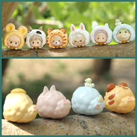 Suplay Hei Fen Er Sac surprise du Zodiaque Chinois, Mini figurine animale créative, Jouet authentique et tendance, Cadeau d'anniversaire, Lot de 20 sacs