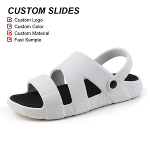 Sandalias OLICOM con Logotipo Personalizado para Hombre, Ligeras, Cómodas, con Soporte de Arco Suave, Sandalias EVA para Interiores y Exteriores, Playa - Product Image 2