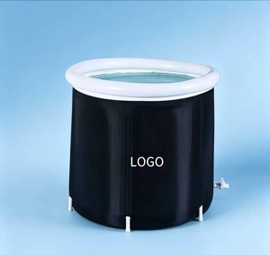 <span class=keywords><strong>Baignoire</strong></span> <span class=keywords><strong>gonflable</strong></span> pliable avec couvercle - Écologique, indispensable pour les petits appartements, à placer sur le balcon ou dans la salle de bain - Product Image 1