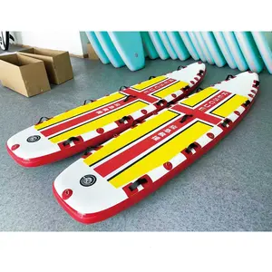 Placa de remo inflável para apoio, placa de surf