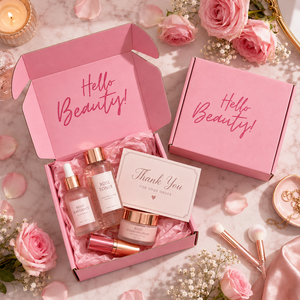 Cajas de cartón corrugado plegables personalizadas de fábrica con impresión a todo color de doble cara para empaques de cosméticos y cuidado de la piel - Product Image 3