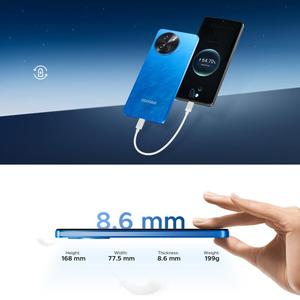 NEW ARRIVAL DOOGEE <strong>Note</strong> 59, 8GB+128GB Mobile Phones 5G Android 15 Smartphones - Product Image 5