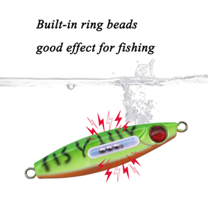 เหยื่อตกปลาไบโอนิกตะกั่วเหล็ก,40/60/80/100/120G เหยื่อติดลูกปัดเรืองแสงในตัวสำหรับอ่างล้างจาน - Product Image 4