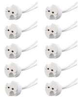 Adaptateur de connecteur de fil pour douille de lampe LED halogène en céramique ronde G5.3 / GU5.3 / MR16 / G4 / MR11