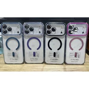 Carcasa para teléfono 17 Pro Max con soporte de anillo, cubierta protectora transparente, hecha en China. - Product Image 1