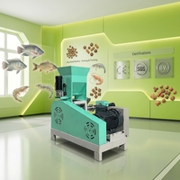Nouvelle machine extrudeuse d'aliments pour poissons 220V, extrudeuse de granulés d'aliments aquatiques et pour animaux de compagnie, état neuf