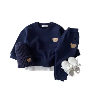 girls sets clothing boutique Wholesale Cheap Price spring and autumn style jumpers kids sets clothing boutique