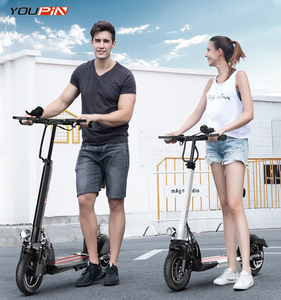 10 pulgadas de alta velocidad plegable 36V/ 48V 500W Scooters eléctricos con asiento para adultos - Product Image 4