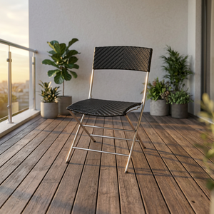 Chaise pliante en osier de haute qualité-idéale pour votre espace extérieur-chaise pliante dika avec un design moderne simple et élégant - Product Image 3