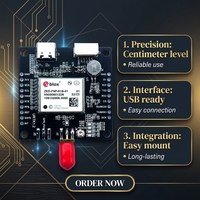 Shenglianxin ZED-F9P-01B/02B/04B RTK Papan GNSS Presisi Tinggi Diferensial Tingkat Sentimeter untuk Pemetaan Drone