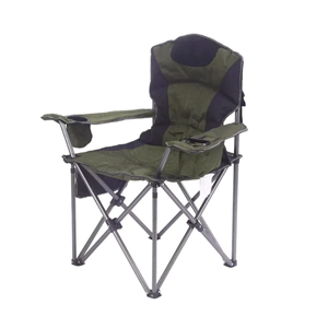 Silla Plegable CooSport Fitness Moderna de Tela Oxford Jacquard Bicolor, Mueble Portátil de Aluminio para Jardín, Parque y Camping - Product Image 1